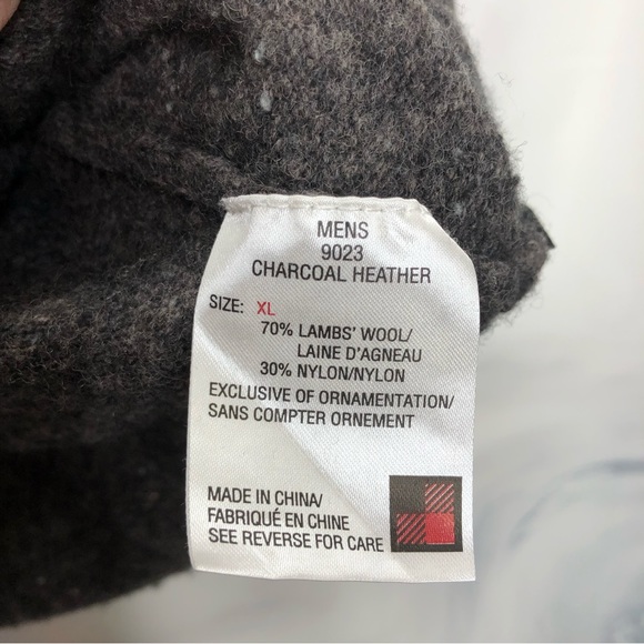 Woolrich gray wool blend pull on sweater - Picture 4 of 7